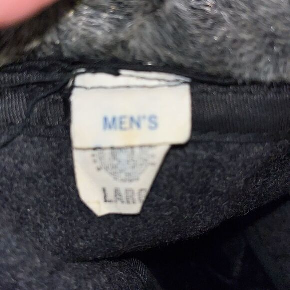 Tyrollean Alpine Oktoberfest German Gray Fake Fur Ear Muff Cap Hat Ford Mustang - Picture 7 of 9